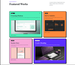 Portfolio website Design : Minimal Neubrutalism thumbnail 2